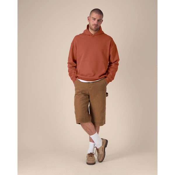 Felpa Con Cappuccio Unisex Relaxed Chaser marrone / XXS - personalizzabile con logo