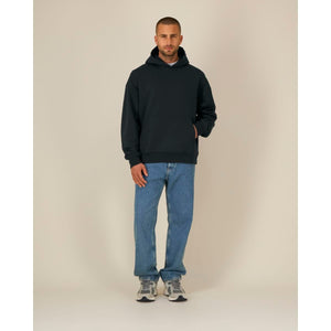 Felpa Con Cappuccio Unisex Relaxed Chaser nero / XXS - personalizzabile con logo