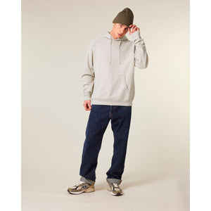 Felpa Con Cappuccio Unisex Relaxed Con Maniche Raglan Striker heather haze / XXS - personalizzabile con logo