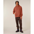 Felpa Con Cappuccio Unisex Relaxed Con Maniche Raglan Striker marrone / XXS - personalizzabile con logo
