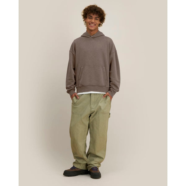 Felpa Con Cappuccio Unisex Relaxed Garment Dyed Chaser Vintage marrone / XXS - personalizzabile con logo