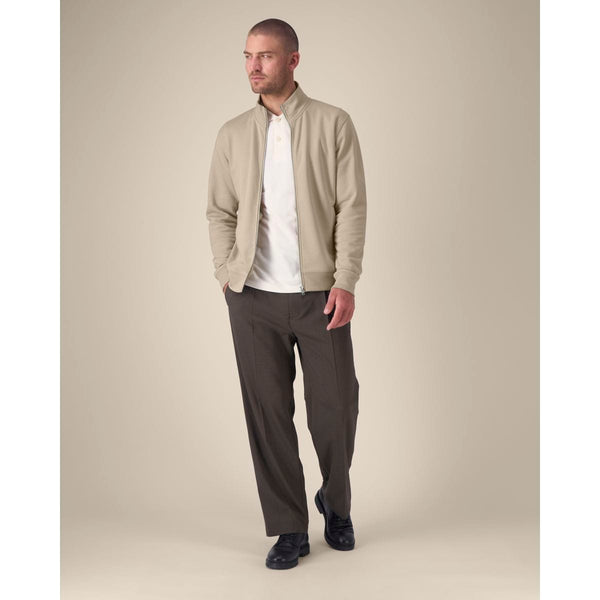 Felpa Con Zip Unisex A Collo Alto Trailer 2.0 beige / XXS - personalizzabile con logo