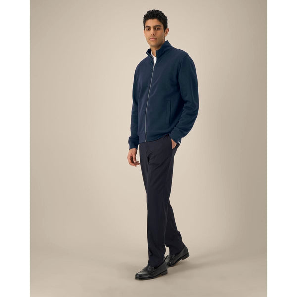 Felpa Con Zip Unisex A Collo Alto Trailer 2.0 blu navy / XXS - personalizzabile con logo