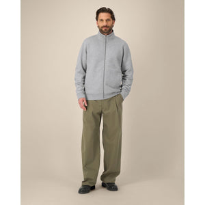 Felpa Con Zip Unisex A Collo Alto Trailer 2.0 grigio / XXS - personalizzabile con logo