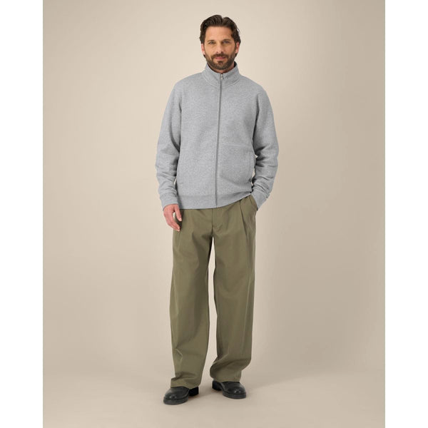 Felpa Con Zip Unisex A Collo Alto Trailer 2.0 grigio / XXS - personalizzabile con logo