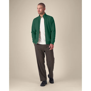 Felpa Con Zip Unisex A Collo Alto Trailer 2.0 verde / XXS - personalizzabile con logo