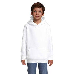 Felpa Condor Kids  Cappuccio Bianco / L - personalizzabile con logo