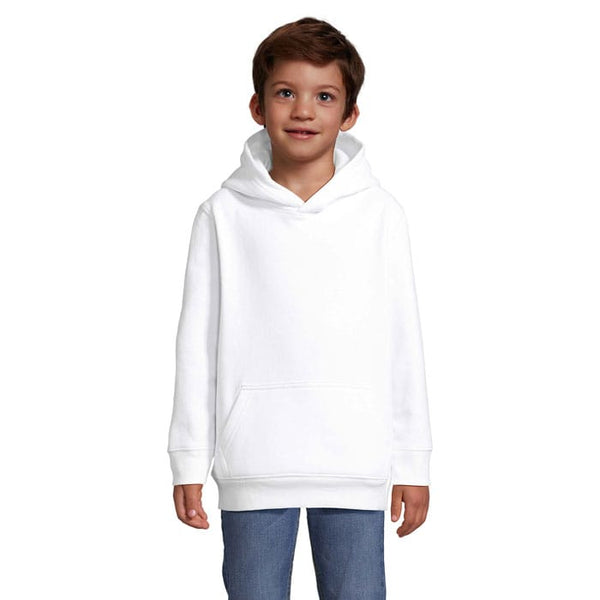 Felpa Condor Kids  Cappuccio Bianco / L - personalizzabile con logo