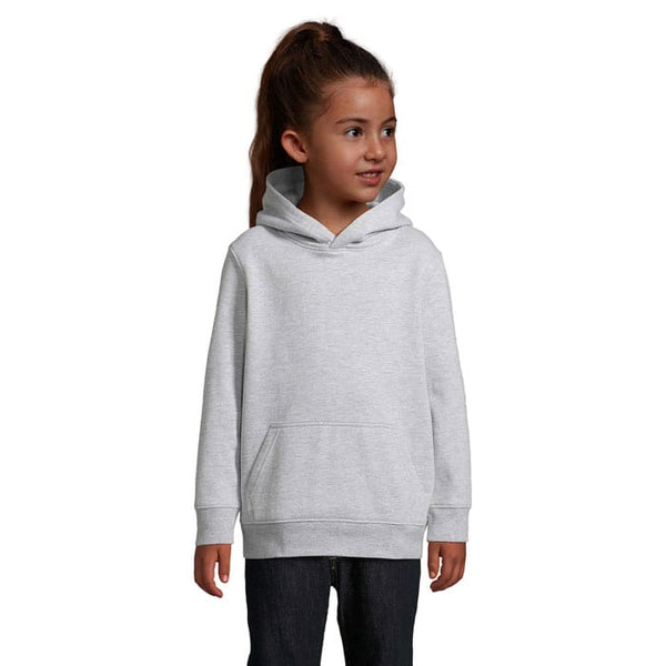 Felpa Condor Kids  Cappuccio grigio / L - personalizzabile con logo