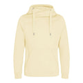 Felpa Cross Neck Hoodie beige / S - personalizzabile con logo