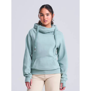 Felpa Cross Neck Hoodie - personalizzabile con logo