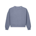 Felpa Donna Girocollo Garment Dyed Stella Alma Vintage g. dyed blue grey / XS - personalizzabile con logo