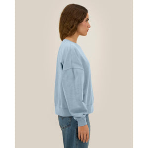 Felpa Donna Girocollo Garment Dyed Stella Alma Vintage - personalizzabile con logo