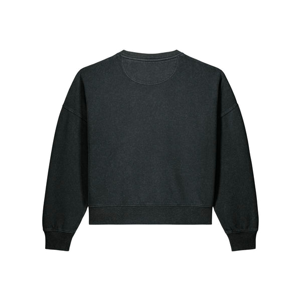 Felpa Donna Girocollo Garment Dyed Stella Alma Vintage - personalizzabile con logo