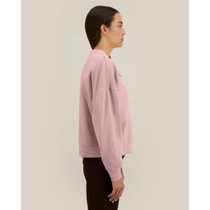 Felpa Donna Girocollo Garment Dyed Stella Alma Vintage - personalizzabile con logo