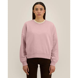Felpa Donna Girocollo Garment Dyed Stella Alma Vintage - personalizzabile con logo