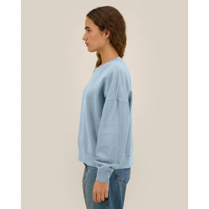 Felpa Donna Girocollo Garment Dyed Stella Alma Vintage - personalizzabile con logo