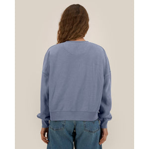 Felpa Donna Girocollo Garment Dyed Stella Alma Vintage - personalizzabile con logo