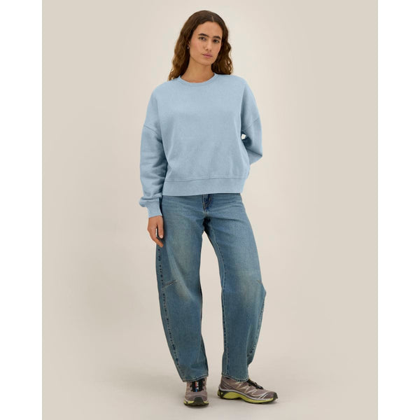 Felpa Donna Girocollo Garment Dyed Stella Alma Vintage - personalizzabile con logo