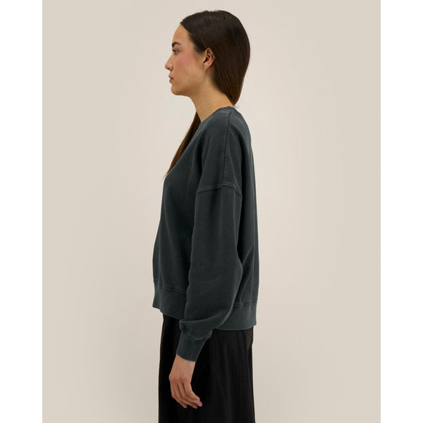 Felpa Donna Girocollo Garment Dyed Stella Alma Vintage - personalizzabile con logo