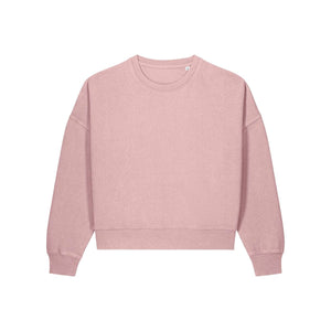 Felpa Donna Girocollo Garment Dyed Stella Alma Vintage rosa / XS - personalizzabile con logo