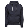 Felpa Fashion Full Zip Hood blu / S - personalizzabile con logo