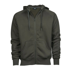 Felpa Fashion Full Zip Hood Deep Green / S - personalizzabile con logo