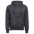 Felpa Fashion Full Zip Hood grigio / S - personalizzabile con logo