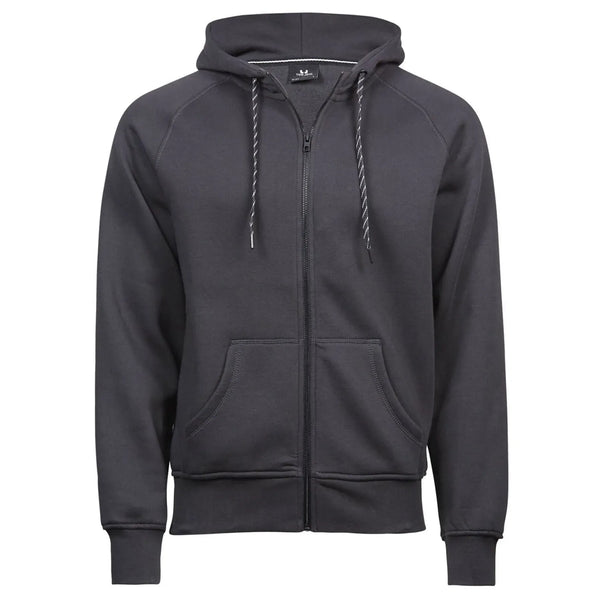 Felpa Fashion Full Zip Hood grigio / S - personalizzabile con logo