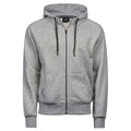 Felpa Fashion Full Zip Hood Heather Grey / S - personalizzabile con logo