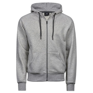Felpa Fashion Full Zip Hood Heather Grey / S - personalizzabile con logo