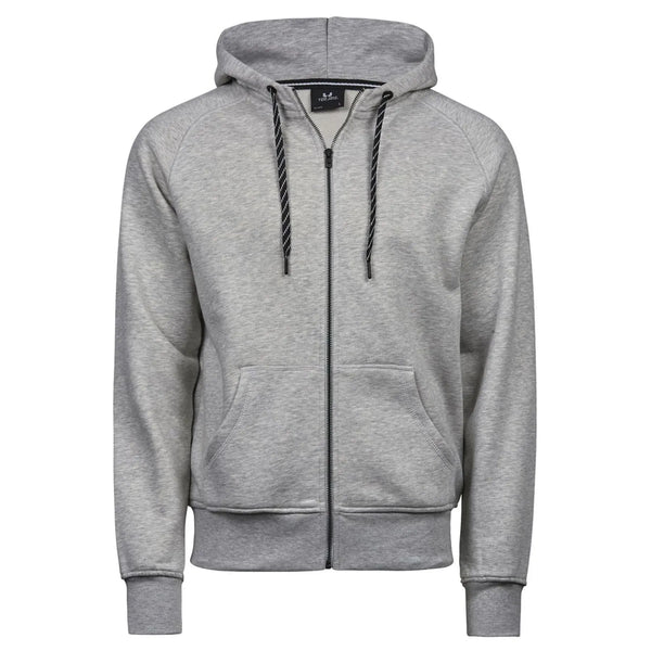 Felpa Fashion Full Zip Hood Heather Grey / S - personalizzabile con logo