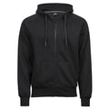 Felpa Fashion Full Zip Hood nero / S - personalizzabile con logo