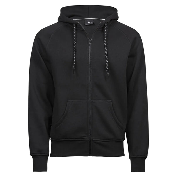 Felpa Fashion Full Zip Hood nero / S - personalizzabile con logo
