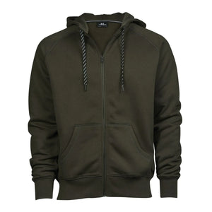 Felpa Fashion Full Zip Hood verde / S - personalizzabile con logo