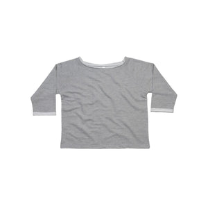 Felpa Flash Dance Sweat grigio / S - personalizzabile con logo