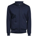 Felpa Full Zip Cardigan blu / XS - personalizzabile con logo