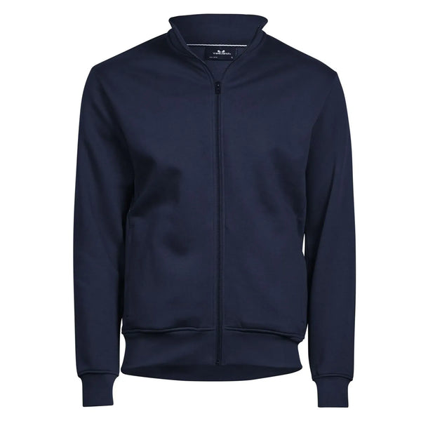 Felpa Full Zip Cardigan blu / XS - personalizzabile con logo
