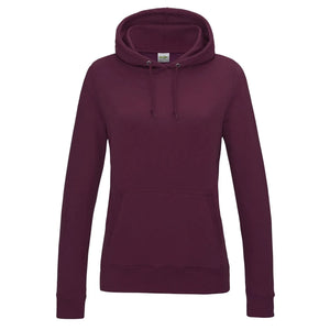 Felpa Girlie College Hoodie bordeaux / XS - personalizzabile con logo