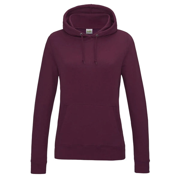 Felpa Girlie College Hoodie bordeaux / XS - personalizzabile con logo