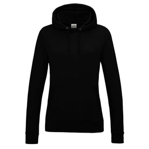 Felpa Girlie College Hoodie deep black / XS - personalizzabile con logo