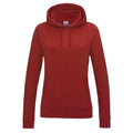 Felpa Girlie College Hoodie rosso / XS - personalizzabile con logo