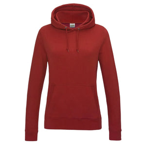 Felpa Girlie College Hoodie rosso / XS - personalizzabile con logo