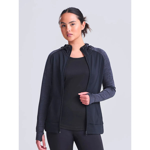Felpa Girlie Cool Contrast Zoodie - personalizzabile con logo