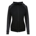 Felpa Girlie Cool Contrast Zoodie nero / XS - personalizzabile con logo