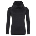 Felpa Girlie Cool Cowl Neck Top jet black / XS - personalizzabile con logo