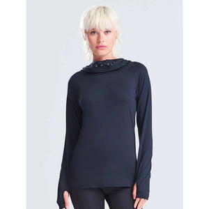 Felpa Girlie Cool Cowl Neck Top - personalizzabile con logo