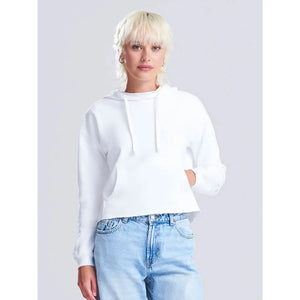Felpa Girlie Cropped Hoodie - personalizzabile con logo