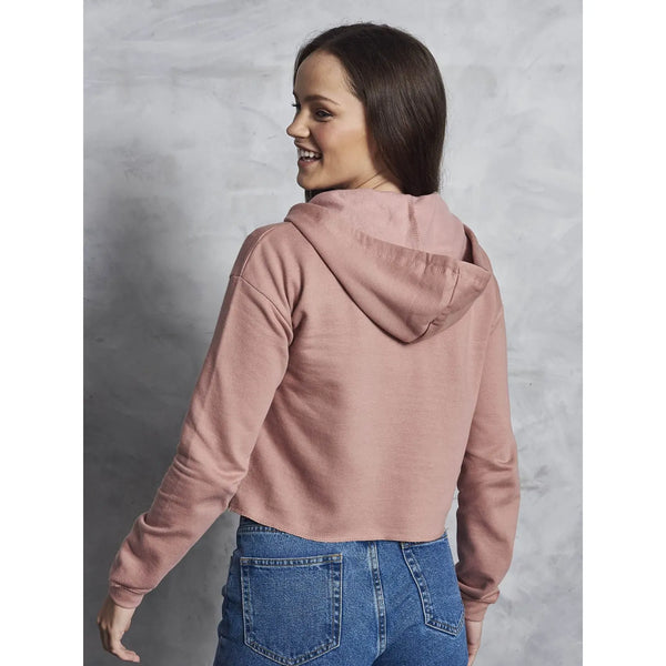 Felpa Girlie Cropped Hoodie - personalizzabile con logo