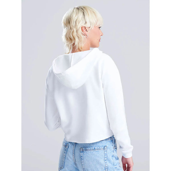 Felpa Girlie Cropped Hoodie - personalizzabile con logo